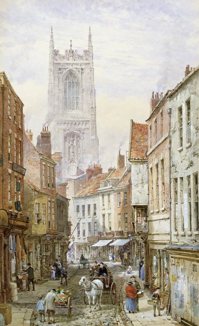 Vista de Irongate, Derby de Louise Ingram Rayner